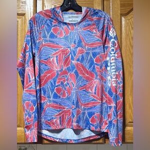 Columbia PFG Omni-Shade Super Tidel Hoodie Women's Medium UPF 50